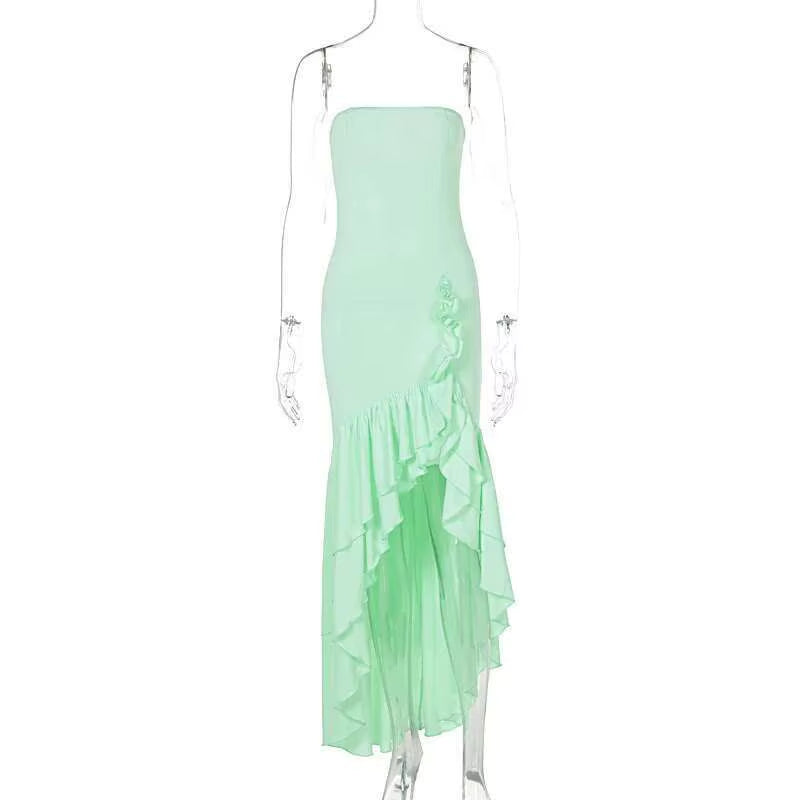 Sultry Elegance Off-Shoulder Maxi